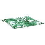 vidaXL Coussins de chaise lot de 6 motif de feuilles 50x50x4 cm tissu