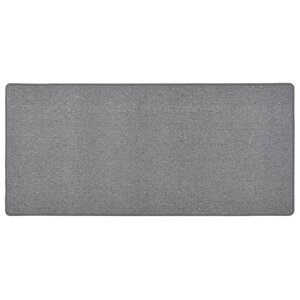 vidaXL Tapis de couloir Gris foncé 50x100 cm