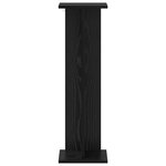 vidaXL Support de Plante Chêne noir 25 x 25 5 x 80 5 cm