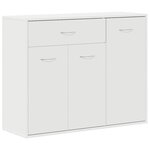 vidaXL Buffet Blanc 88x30x70 cm Bois d'ingénierie
