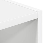 vidaXL Table de chevet Blanc 25 5 x 22 x 49 5 cm Bois d'ingénierie