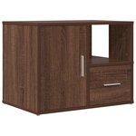 vidaXL Armoire d'angle chêne marron 160x40x45 cm bois d'ingénierie