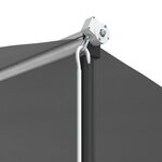 vidaXL Auvent autoportant 6 x 3 m Polyester Gris