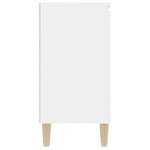 vidaXL Buffet blanc 101x35x70 cm bois d'ingénierie