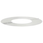 vidaXL Anneaux d'arbre plats 5 Pièces Argent Ø30 / 60 cm Acier inoxydable