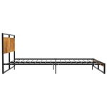 vidaXL Cadre de lit sans matelas métal 180x200 cm