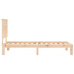 vidaXL Cadre de lit sans matelas 100x200 cm bois massif de pin
