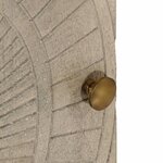 vidaXL Table de chevet 40x30x50 cm bois massif manguier et fer