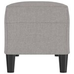 vidaXL Banc Gris clair 100x35x41 cm Tissu