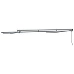 vidaXL Cadre de auvent Anthracite 4 × 3 m