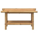 vidaXL Table basse 70x40x35 cm bambou