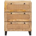 vidaXL Buffet Marron 60 x 33 x 75 cm Bois de mangue massif