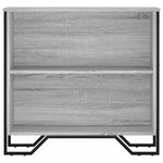 vidaXL Bibliothèque sonoma gris 80x31x74 5 cm bois d'ingénierie