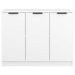 vidaXL Buffet Blanc 90 5x30x70 cm Bois d'ingénierie