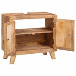 vidaXL Cabinet de salle de bain avec étagère avec stockage avec porte