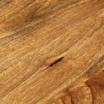 vidaXL Dessus de table Ø 40x2 5 cm rond bois de manguier massif