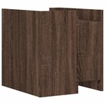 vidaXL Table de chevet chêne marron 45x50x50 cm bois d’ingénierie