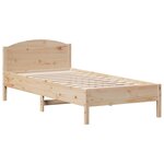 vidaXL Lit bibliothèque sans matelas 90x200 cm bois de pin massif