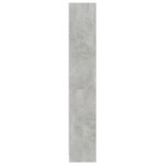 vidaXL Bibliothèque à 4 niveaux Gris béton 80x24x142cm Bois ingénierie