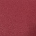 vidaXL Chaise longue avec coussins rouge bordeaux similicuir