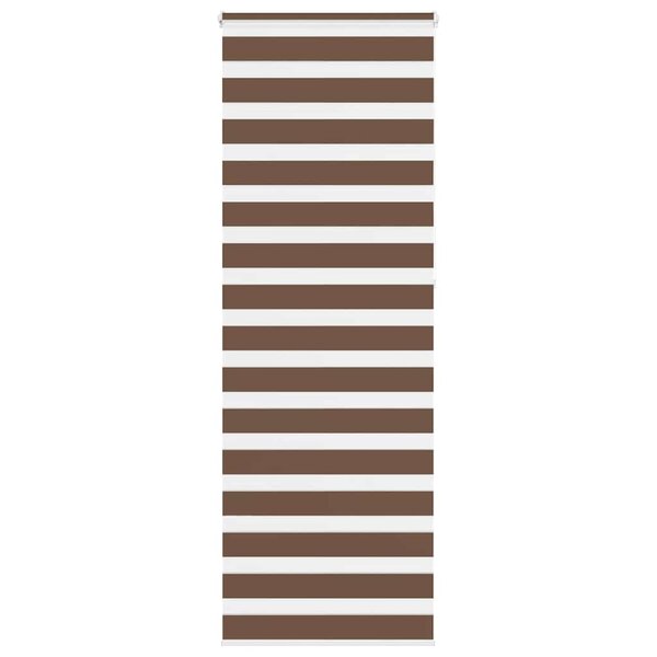 vidaXL Store zèbre marron 75x230 cm largeur du tissu 70 9 cm polyester