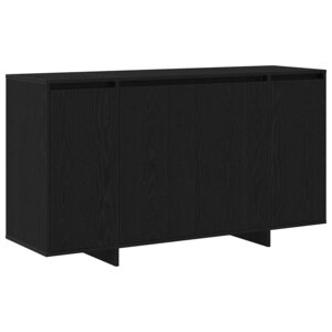 vidaXL Buffet Chêne noir 135 x 41 x 69 cm Bois d'ingénierie