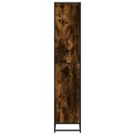 vidaXL Bibliothèque chêne fumé 80 5x35x170 5 cm bois d'ingénierie
