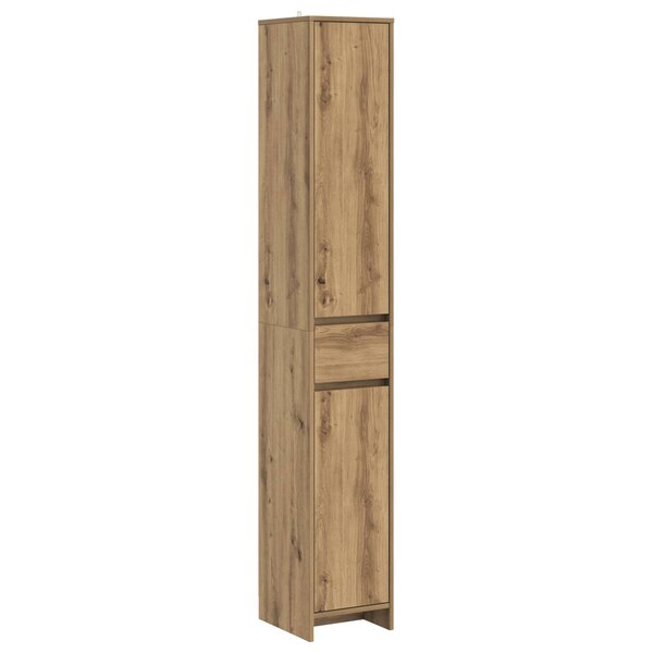 vidaXL Armoire de salle de bain Chêne artisanal 30 x 33 x 190 cm