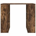 vidaXL Bureau Chêne fumé 90 x 50 x 75 cm Bois d'ingénierie