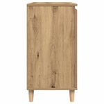 vidaXL Buffet chêne artisanal 60x35x70 cm bois d'ingénierie