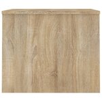 vidaXL Table basse chêne sonoma 80x50 5x41 5 cm bois d'ingénierie