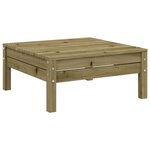 vidaXL Salon de jardin avec coussins 10 Pièces bois de pin imprégné