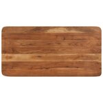 vidaXL Table de bar bois massif d'acacia et finition miel 110x55x106cm