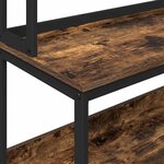 vidaXL Étagère de cuisine Chêne fumé 80 x 40 x 168 cm