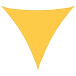 vidaXL Voile de parasol tissu oxford triangulaire 4 5x4 5x4 5 m jaune