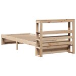 vidaXL Cadre de lit avec tête de lit sans matelas 90x200 cm