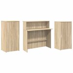 vidaXL Bureau réception chêne sonoma 200x50x103 5 cm bois d'ingénierie