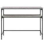 vidaXL Table console sonoma gris 100x35 5x75 cm bois d'ingénierie