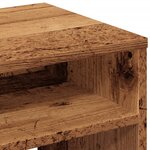 vidaXL Tables de chevet 2 Pièces vieux bois 40x30x40 cm bois d'ingénierie