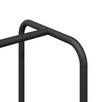 vidaXL Portant à vêtements avec étagères Chêne noir 77 x 30 x 171 cm