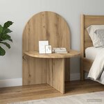 vidaXL Table de chevet 2 Pièces Chêne artisanal 48 x 49 x 65 cm