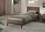 Ensemble Chambre ilyas lit 90x200 + chevet + armoire 3 portes + bureau