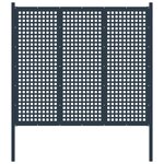 vidaXL Clôture de jardin Acier 177x200 cm Anthracite