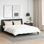 vidaXL Ensemble de Duvet avec oreiller 3 Pièces Blanc Plume de canard