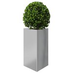 vidaXL Jardinières 2 Pièces triangulaire 50x43x75 cm acier galvanisé