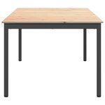 vidaXL Table de salle à manger / Table de repas Naturel