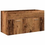 vidaXL Ensemble de meubles salle de bain 5 Pièces bois d'ingénierie