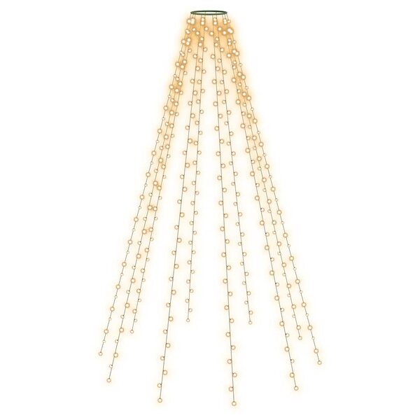 vidaXL Guirlande lumineuse filet d'arbre de Noël 300 LED 300 cm