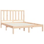 vidaXL Cadre de lit sans matelas bois de pin massif 120x200 cm