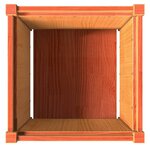 vidaXL Jardinières 2 Pièces cire marron bois de pin massif